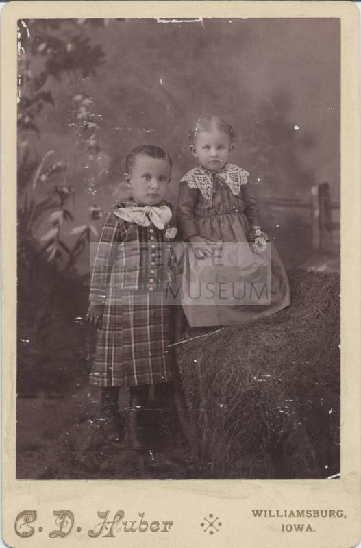 Children Standing in Dress Clothes
