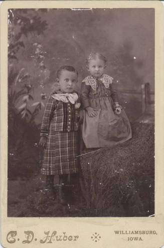 Children Standing in Dress Clothes