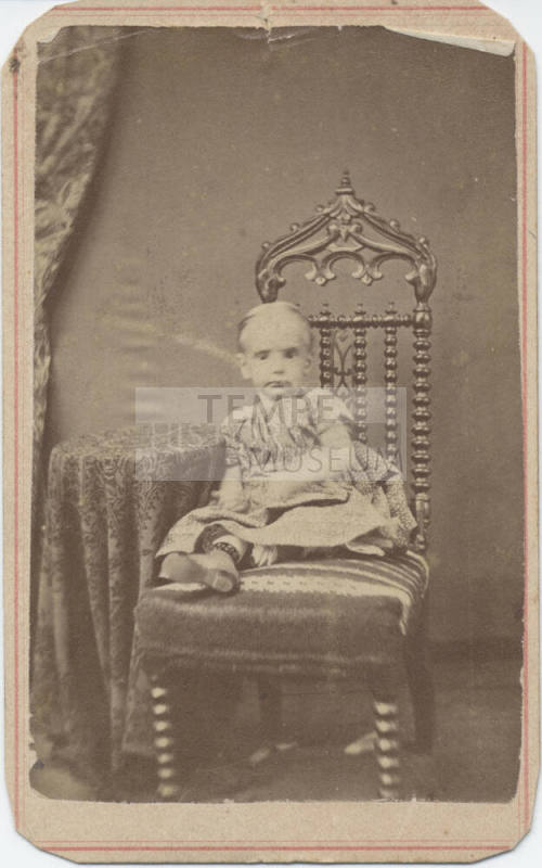 Child, Sitting, Floral Dress