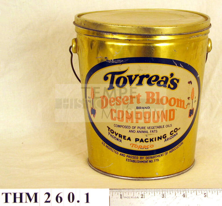 Can for Tovrea's Desert Bloom shortening
