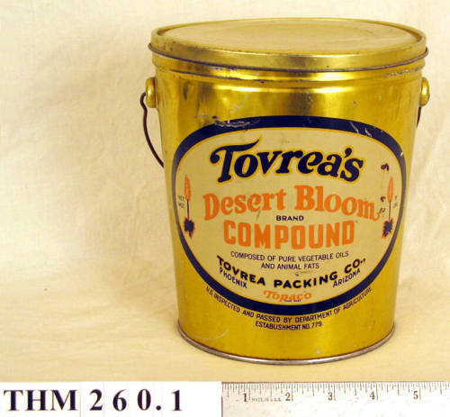Can for Tovrea's Desert Bloom shortening