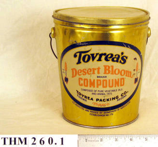 Can for Tovrea's Desert Bloom shortening