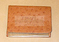 Faux aligator skin Tempe Beverage Store wallet with ID card for Mina King