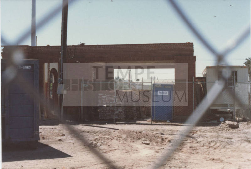 Reconstruction of the Tempe Train Depot