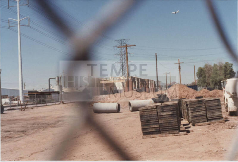 Building Materials at Tempe Train Depot
