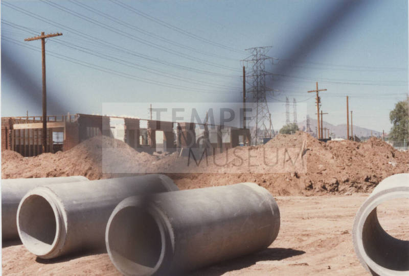 Excavation of Tempe Train Depot Site