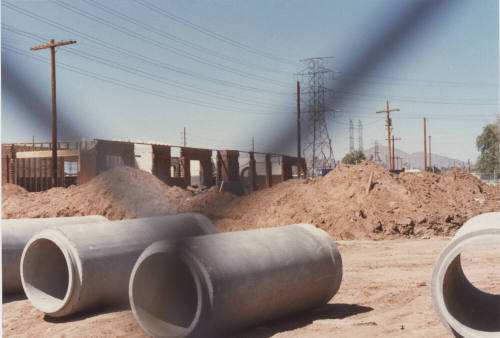 Excavation of Tempe Train Depot Site