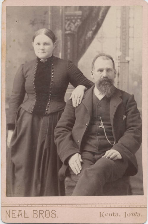 Couple's Portrait, Dark Clothing
