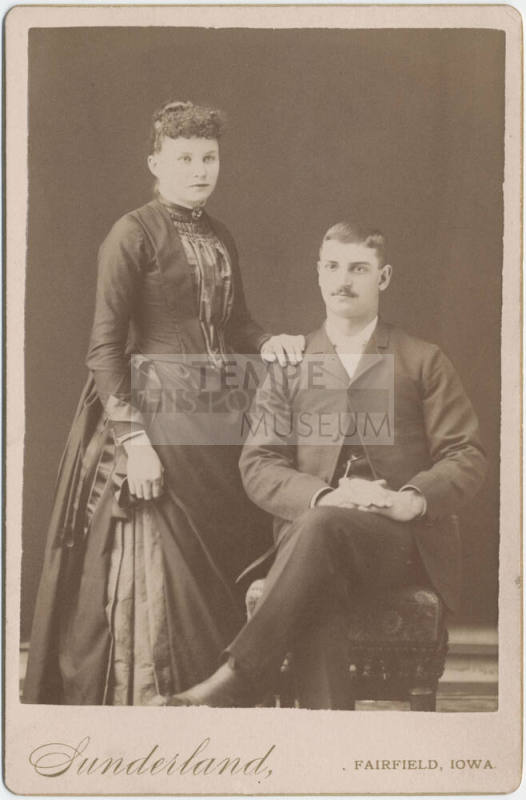 Couple's Portrait, Dark Dress Clothes