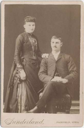 Couple's Portrait, Dark Dress Clothes