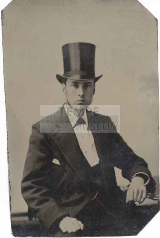 Lap, Man, Business Suit and Top Hat