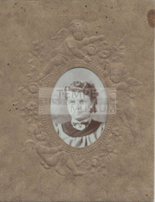 Bust, Woman, Small Dark Bow Tie