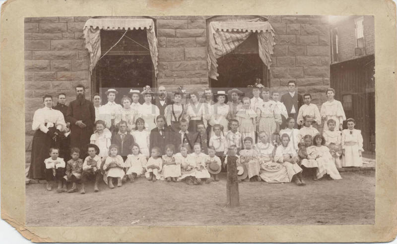 Group of People in Front of Building