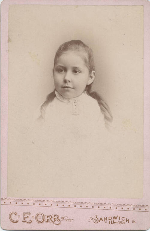 Head and Shoulders Portrait of Girl