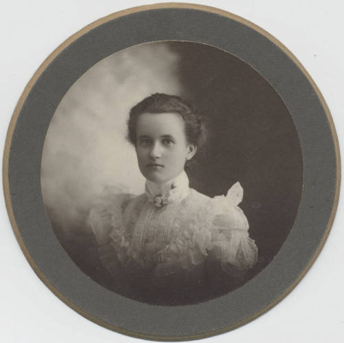 Head and Shoulders Portrait of Woman