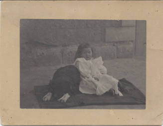 Full Length Picture of Seated Girl