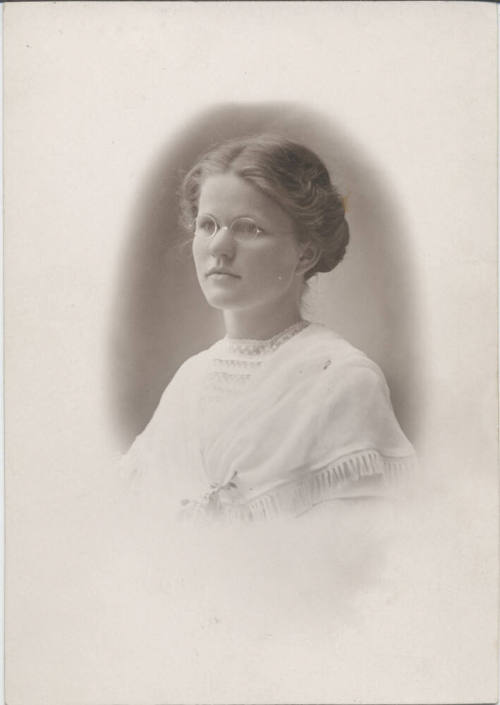 Head and Shoulders Portrait of Woman