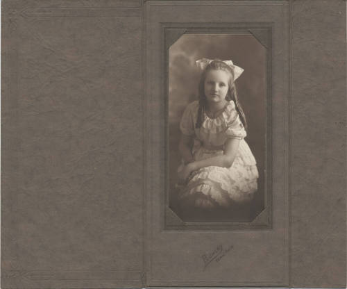 3/4 Length Portrait of Young Girl