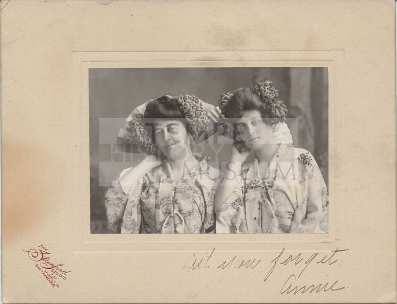 Portrait of Women in Kimonos