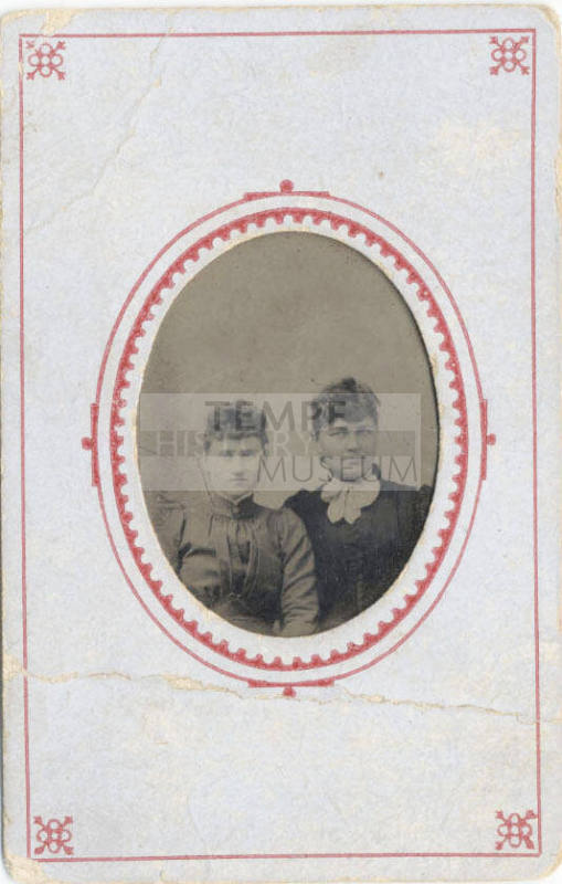 Head and Shoulders Portrait of 2 Women