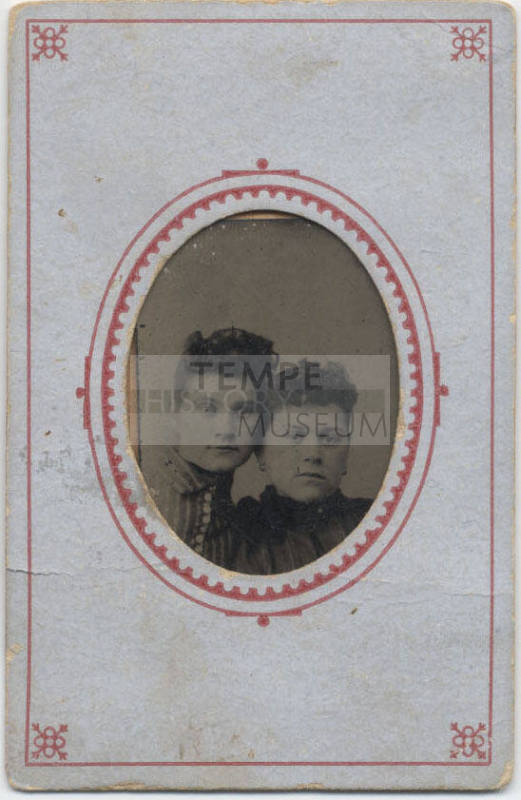 Head and Shoulders Portrait of 2 Women