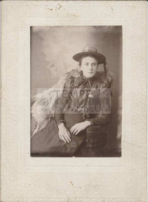 3/4 Length Portrait of Seated Woman