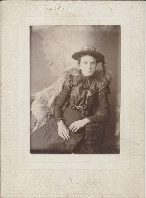 3/4 Length Portrait of Seated Woman