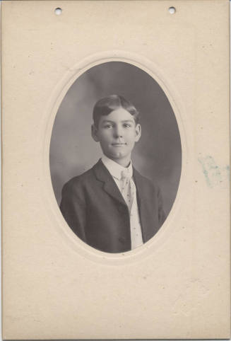 Head and Shoulders Portrait of Boy
