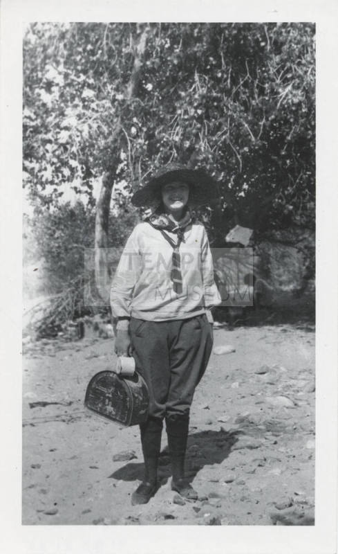 Portrait of Young Woman Outdoors