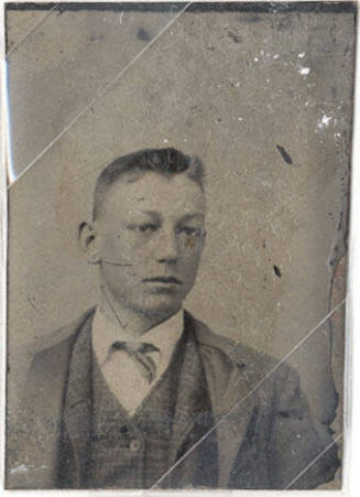 Portrait of Man in Checkered Suit