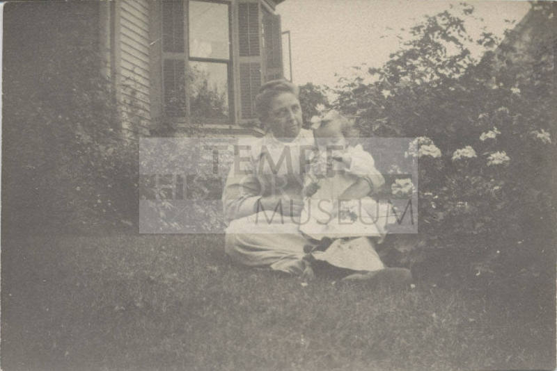 Portrait of Grandmother and Baby Girl