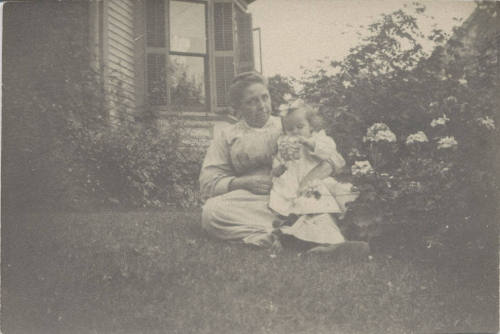 Portrait of Grandmother and Baby Girl