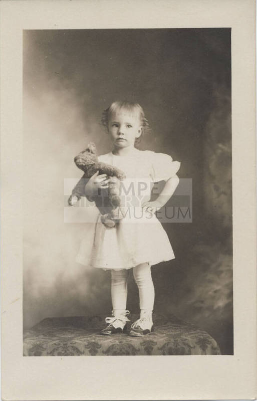 Full Length Portrait of Small Girl