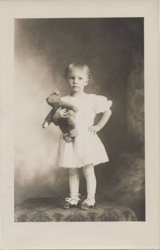 Full Length Portrait of Small Girl