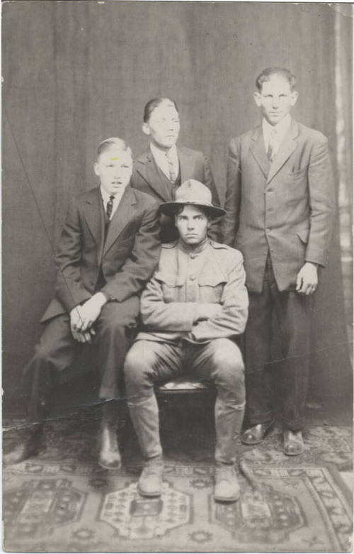 Full Length Portrait of 4 Men