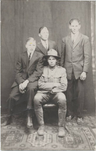 Full Length Portrait of 4 Men