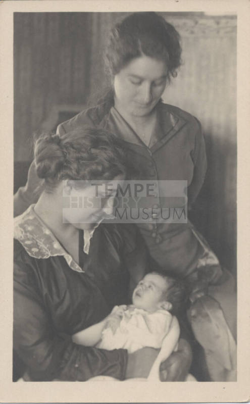 1/2 Length Portrait of Family Indoors