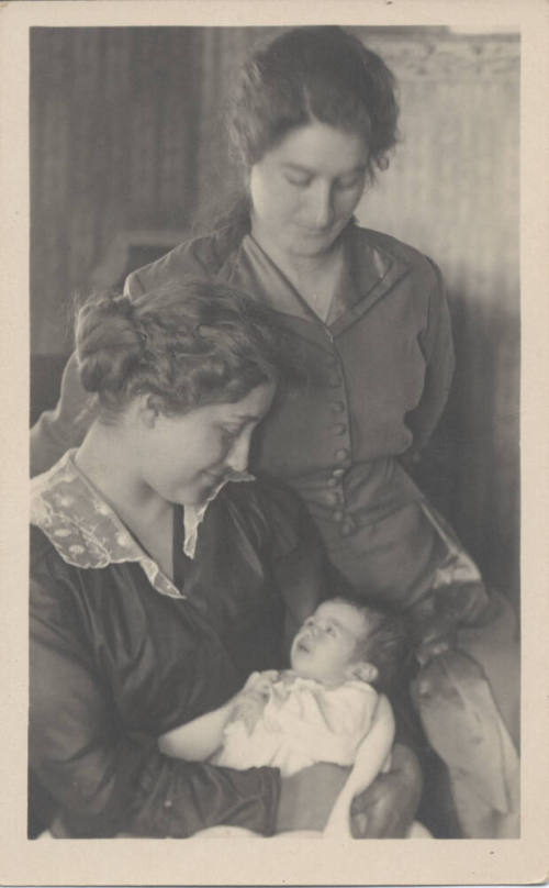 1/2 Length Portrait of Family Indoors