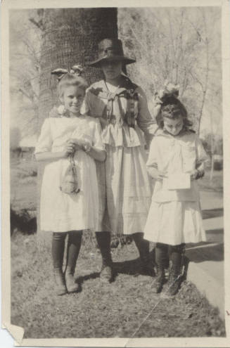 Protrait of Mother and Two Girls