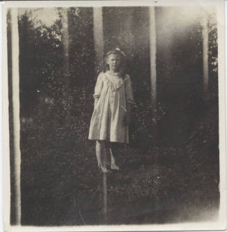 Full Length Portrait of Girl Standing