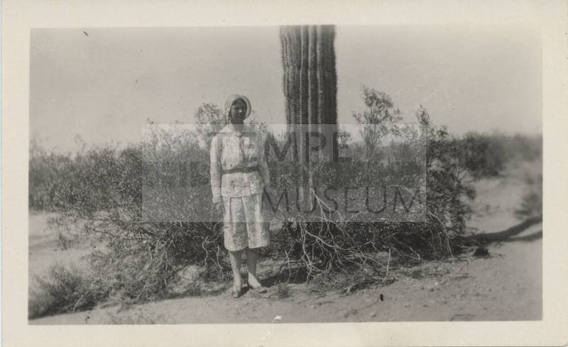 Picture of Woman in Desert