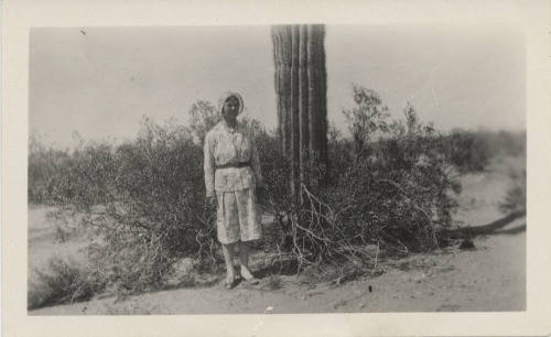 Picture of Woman in Desert