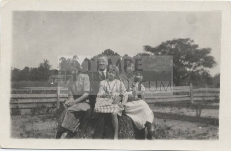 Family Portrait Outside on Farm