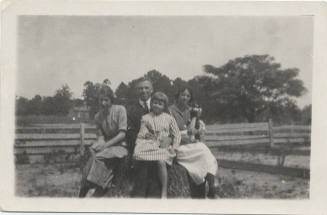 Family Portrait Outside on Farm