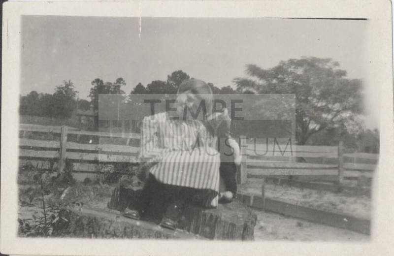 Picture of Girl on Farm