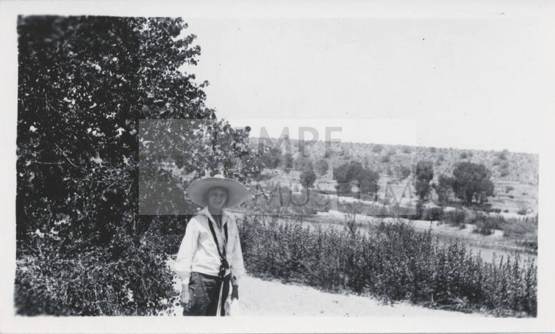 Woman at Scenic View