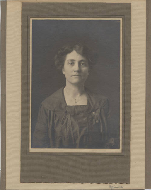Bust, Woman, Dark Clothes, Necklace