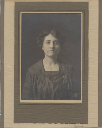 Bust, Woman, Dark Clothes, Necklace