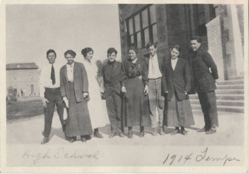 Tempe High School Students in 1914