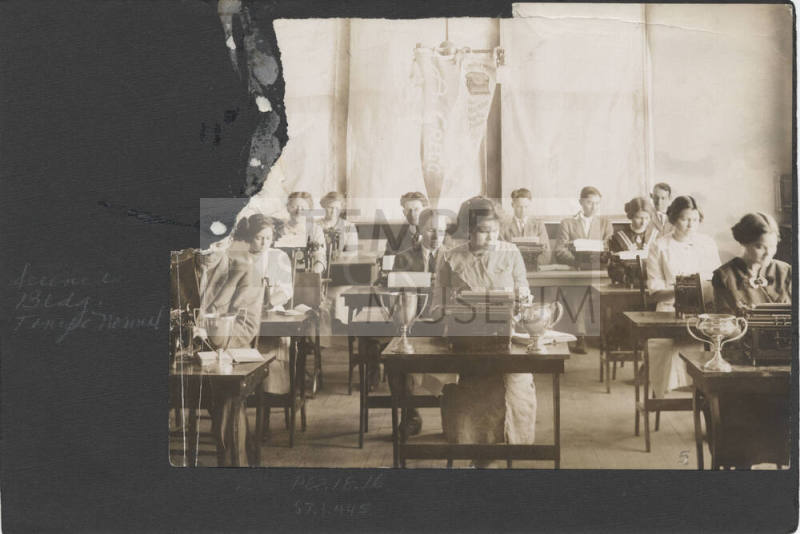 Tempe Normal School Typing Class 1913
